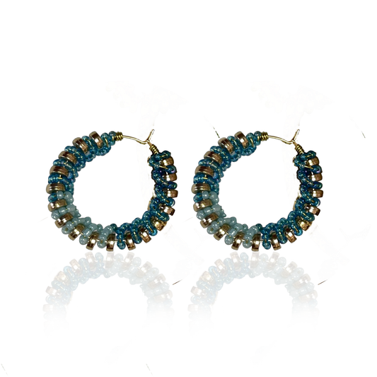 Cobalt Hoops