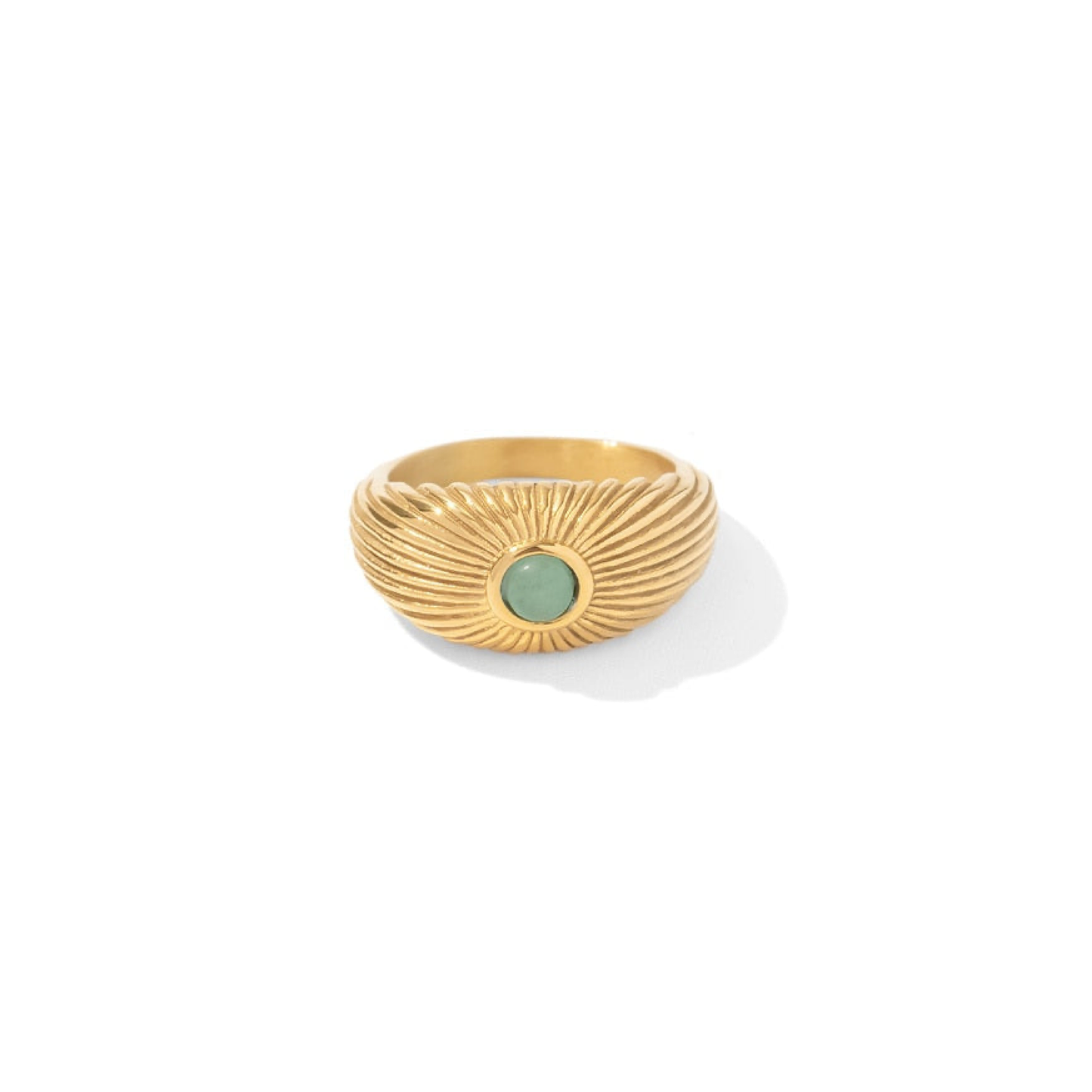 NEW Green Agate Ring