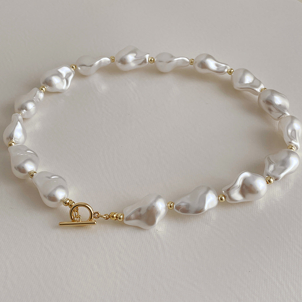 Baroquen Pearl Necklace and Choker