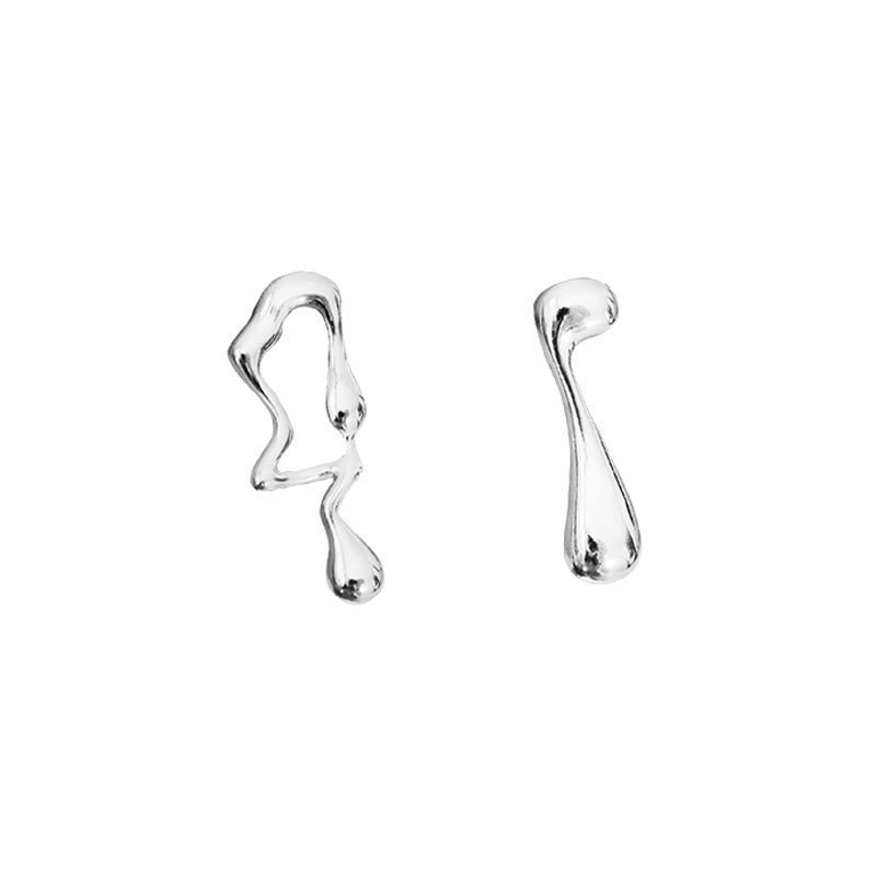 Drip Drop Asymmetrical Studs