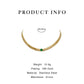 Thee Birthstone Choker Necklace
