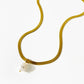 Pearla Herringbone Chain Necklace