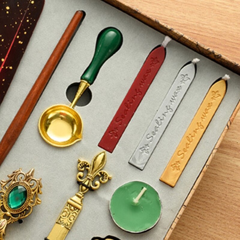 Writer's Antique Feather Dip Pen Kit