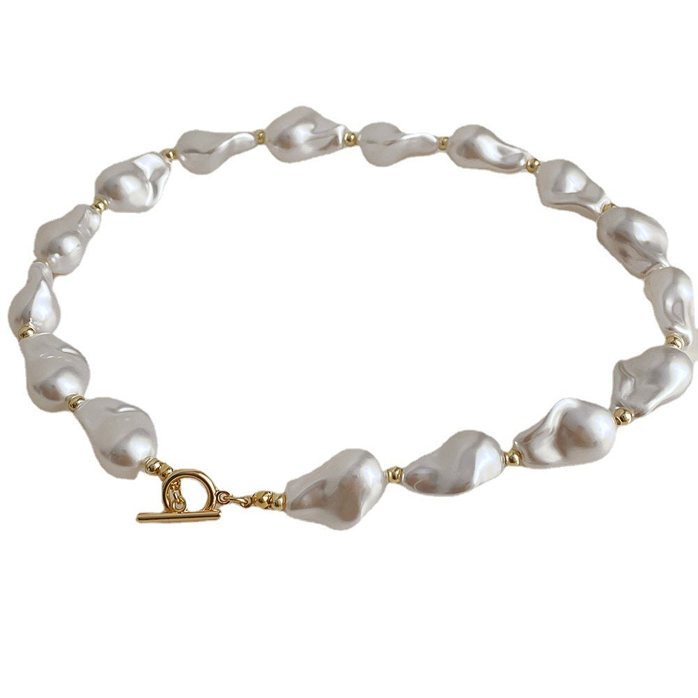 Baroquen Pearl Necklace and Choker