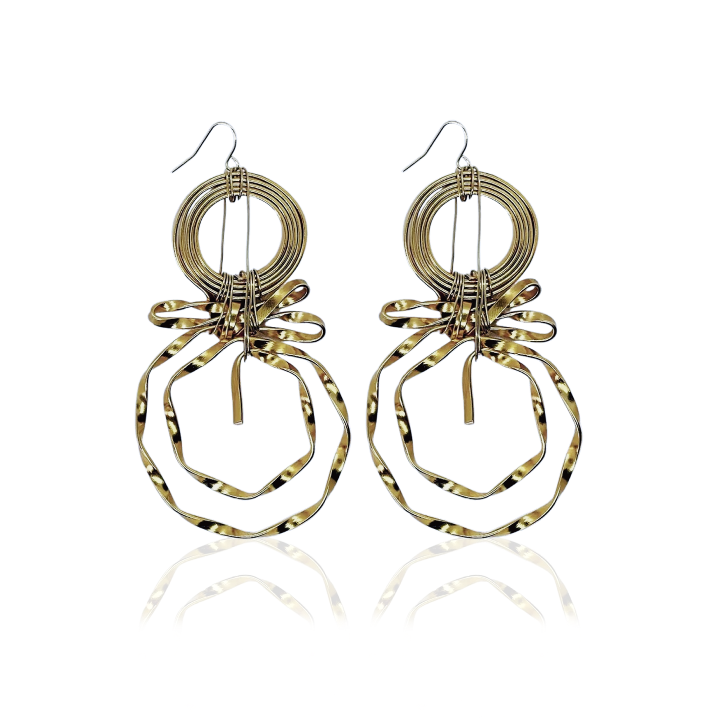 Goddess Curl Drop Earrings