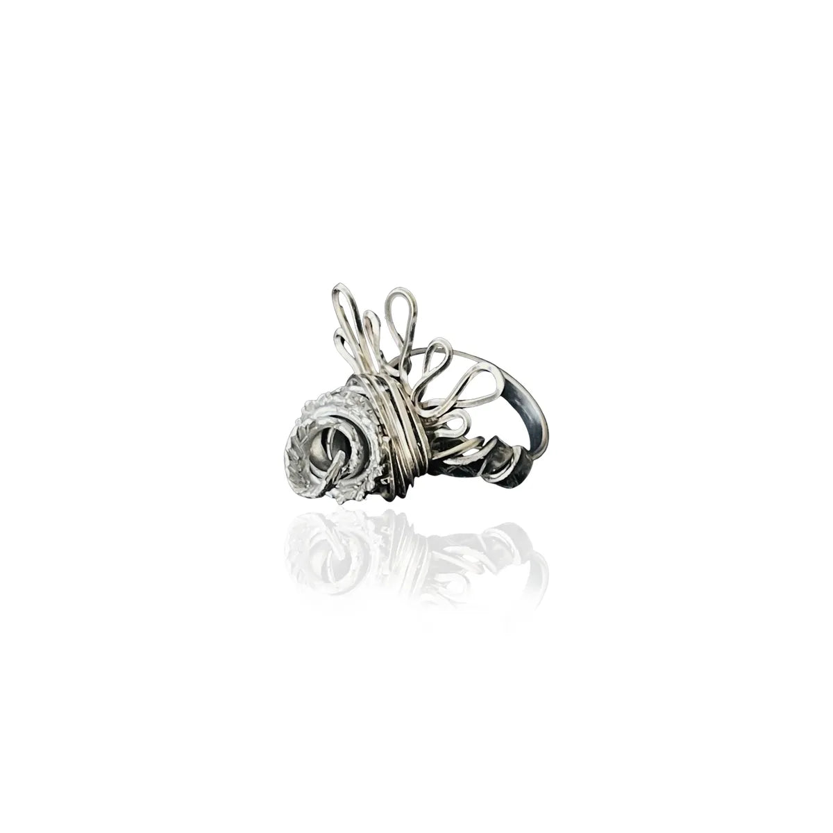 Chrome Rose Ring
