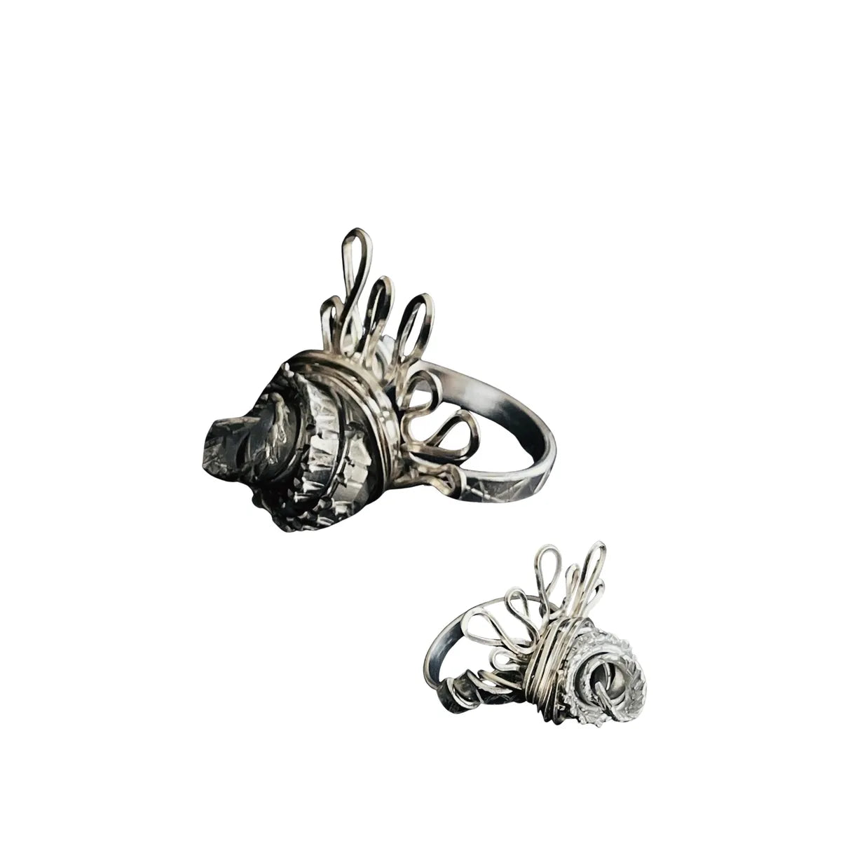 Chrome Rose Ring