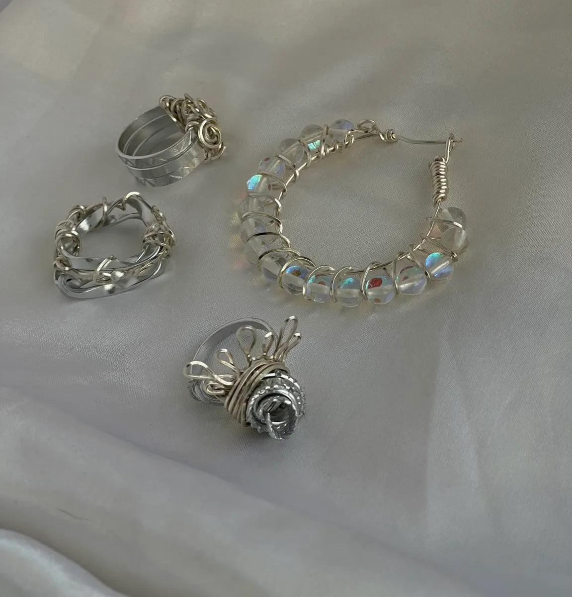 Chrome Rose Ring