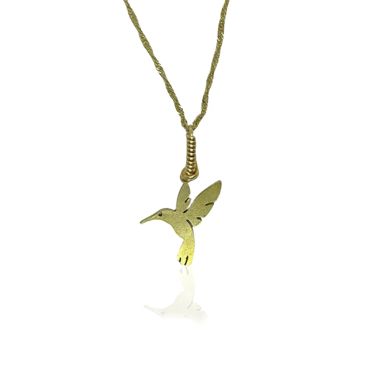 Dove in Wind Pendant Necklace
