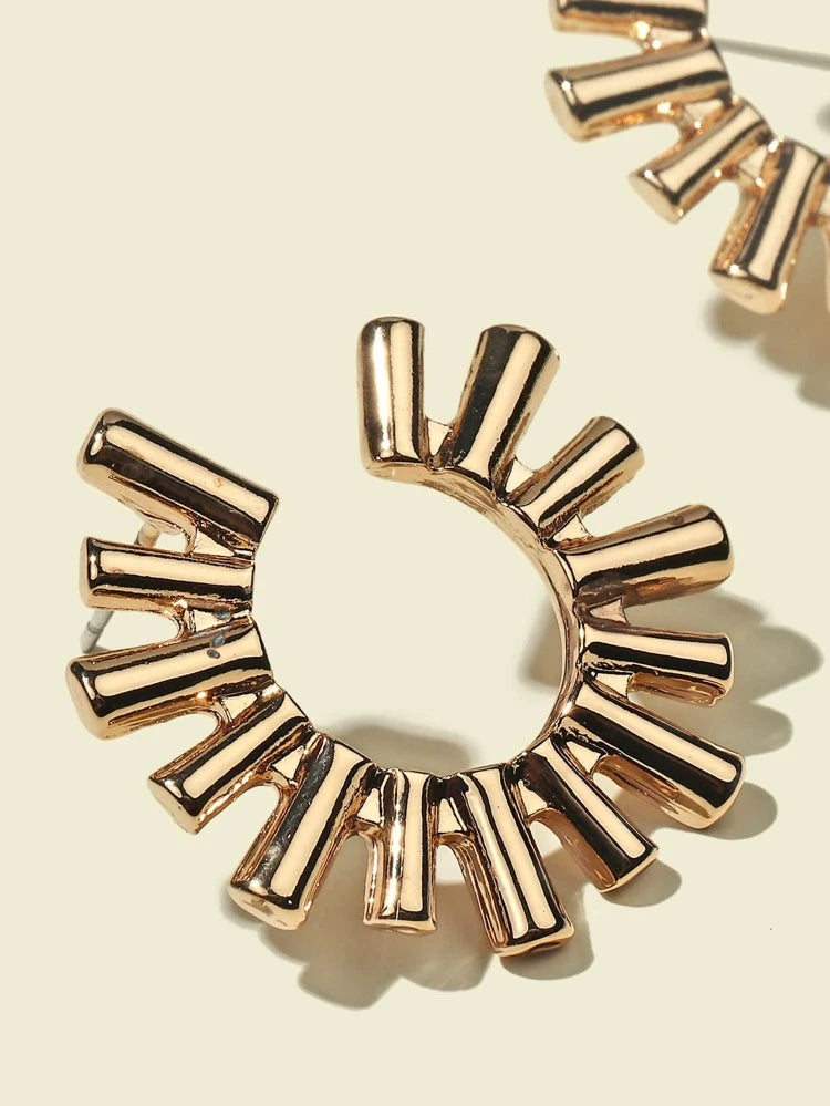 Simple Sun Earrings