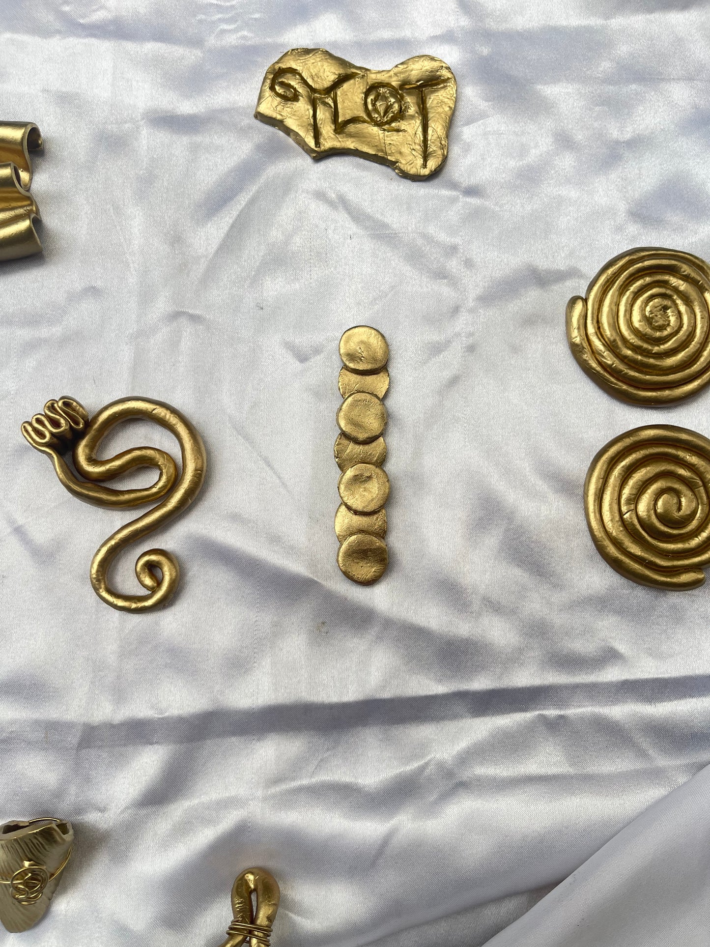 Coined Drop Earrings