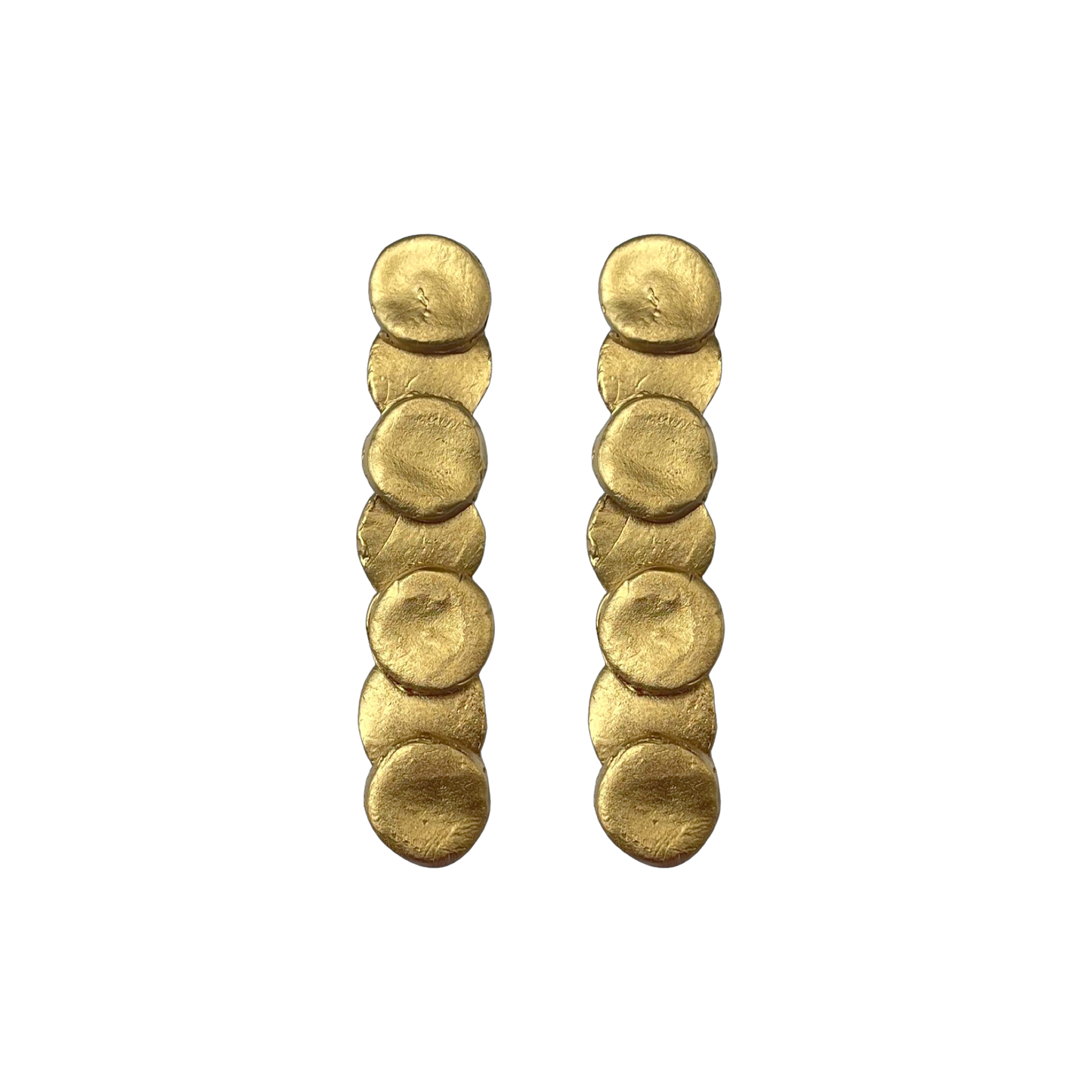 Coined Drop Earrings