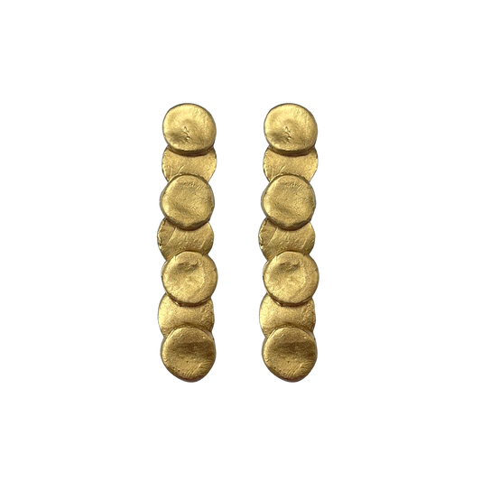 Coined Drop Earrings