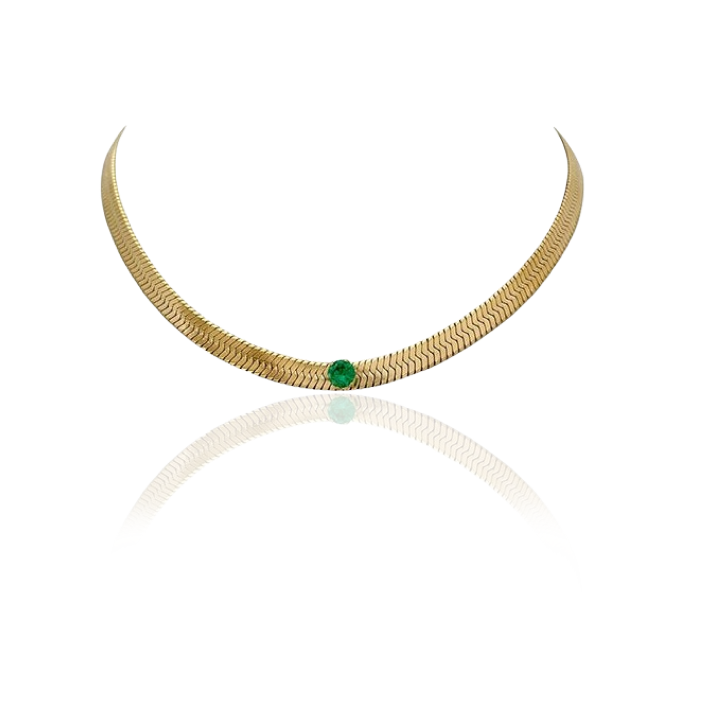 Thee Birthstone Choker Necklace