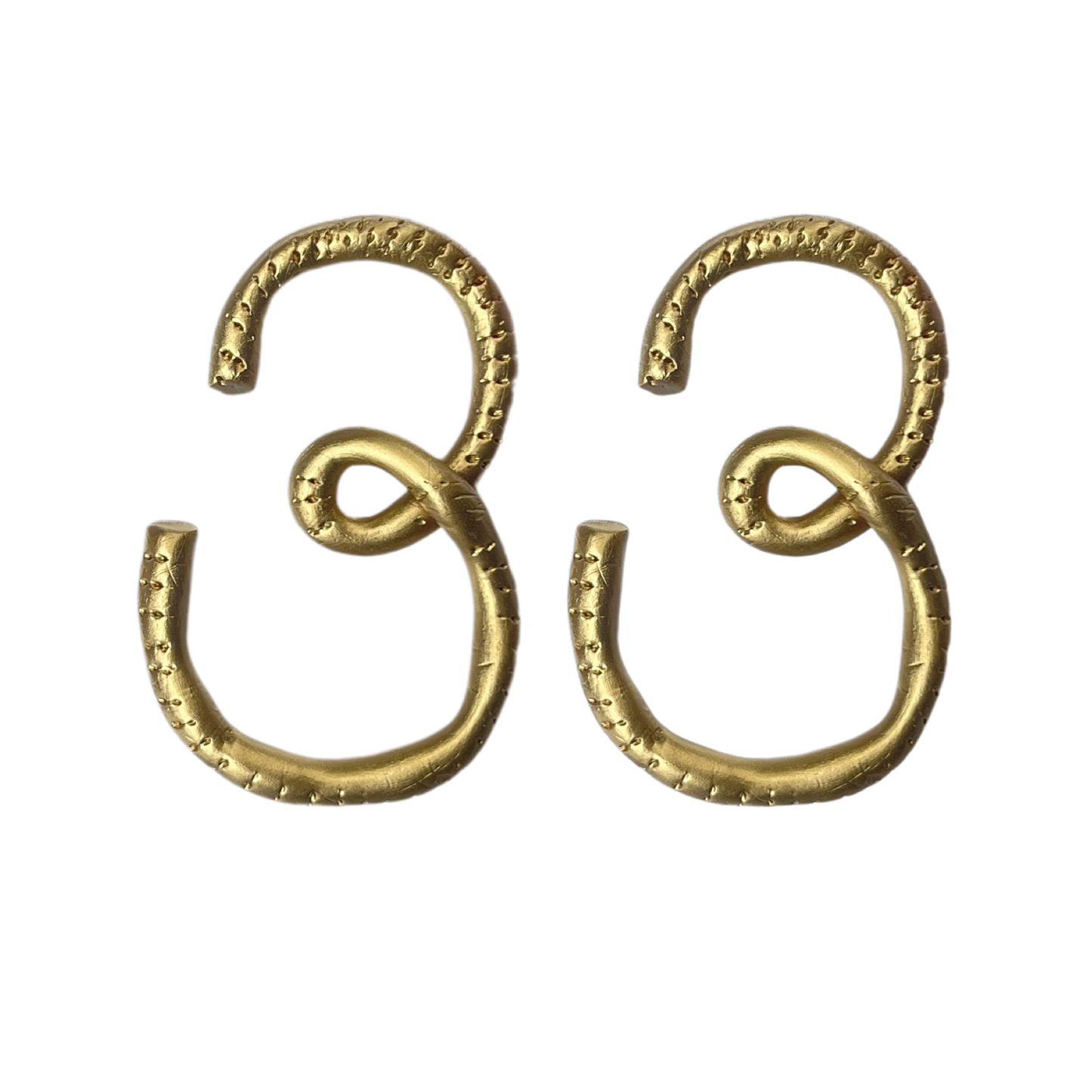 Year 3 Drop Earrings