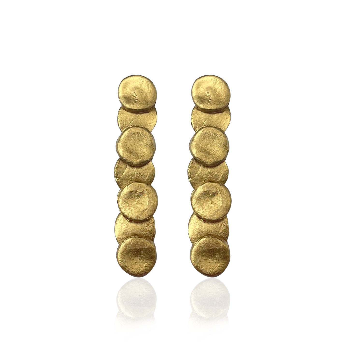 Coined Drop Earrings