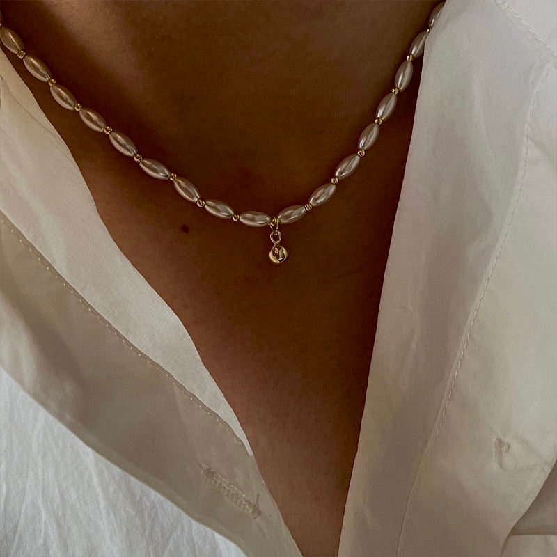 Rice Pearl Choker