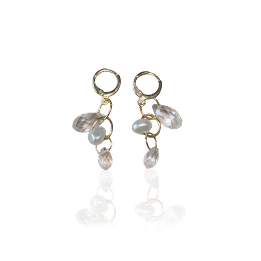 Serenity Crystal Drop Mini Earrings