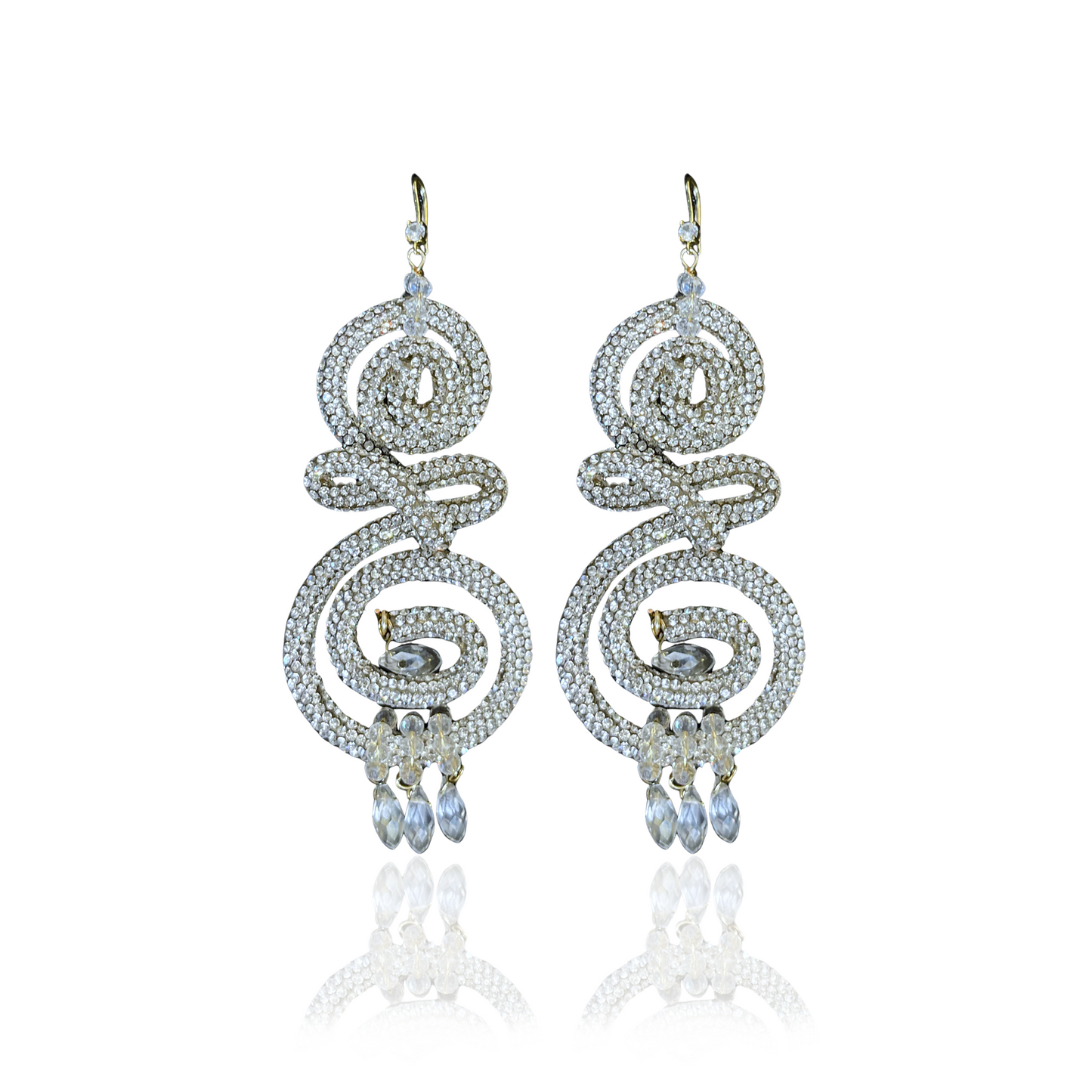 Crystal Goddess Drop Earrings