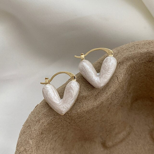 Sweet Cream Hoops