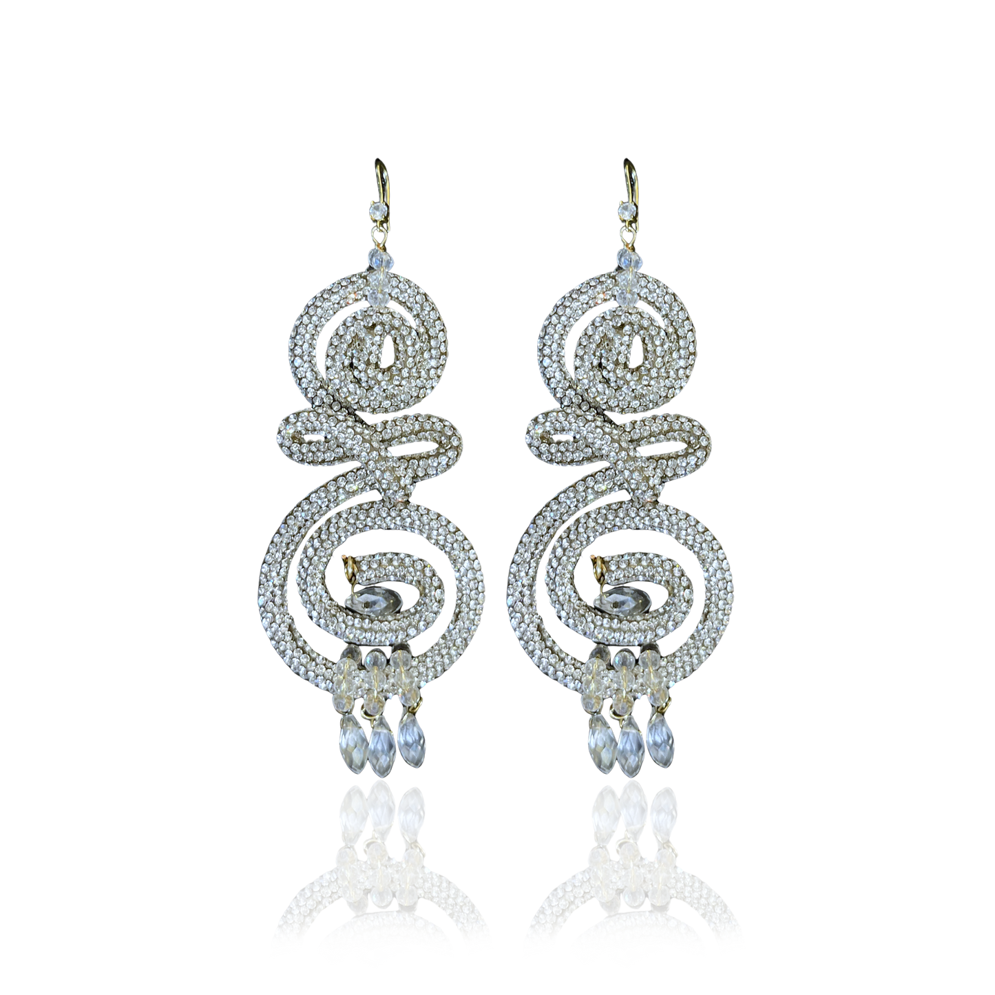 Crystal Goddess Drop Earrings