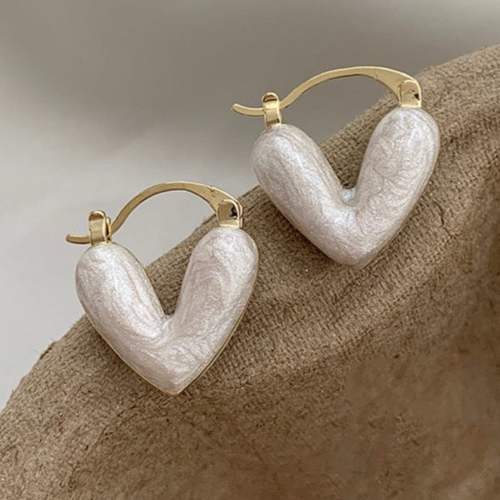 Sweet Cream Hoops