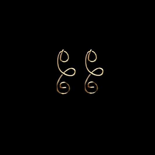 3ree Stud Earrings