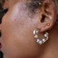 Baby Pearl Hoops