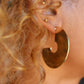 Azte Semi Circle Earrings