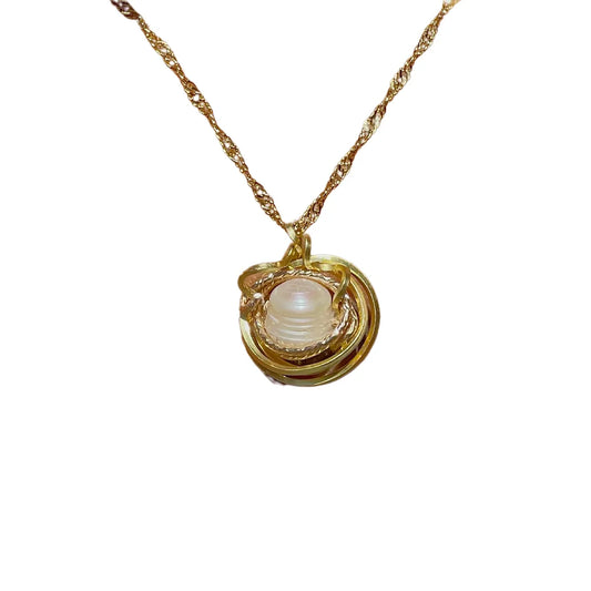Lily Ball Pendant Necklace